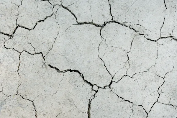 Textured crack pattern complements resin material performance discussions
