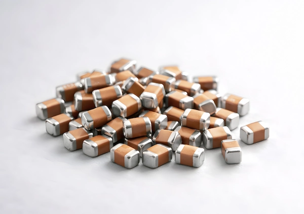 Multilayer chip components support binder-related resin application content