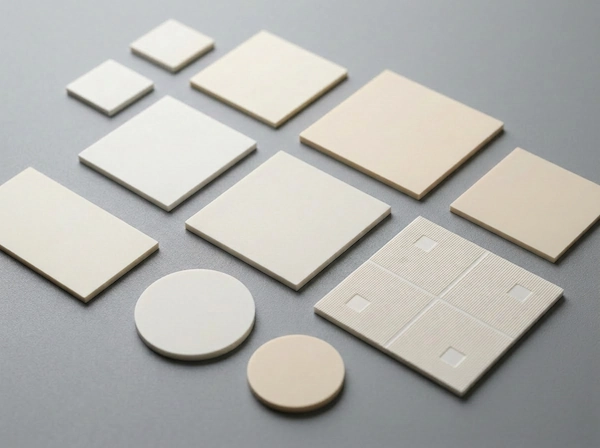 Shaped material samples represent formulation possibilities for resin applications