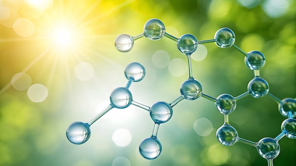 Molecular graphic supports functional resin material design concepts