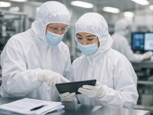Cleanroom workflow supporting quality assurance and process improvement
