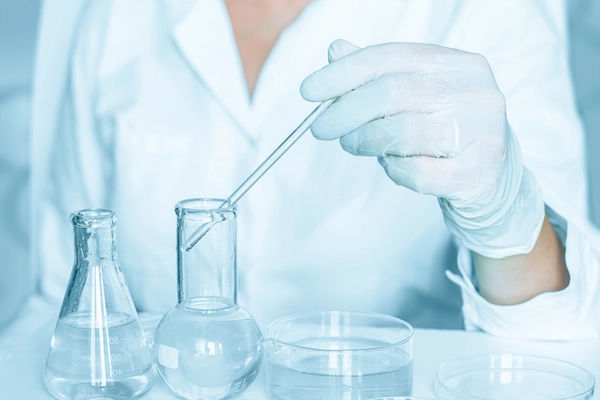 Pipette dispenses liquid for functional resin formulation testing