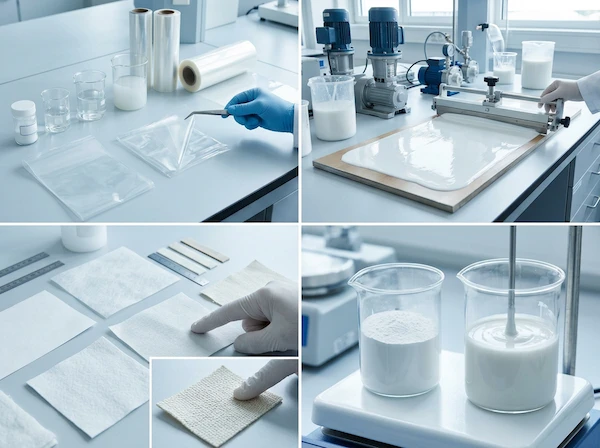 Dark data display suggests technical review of resin material information