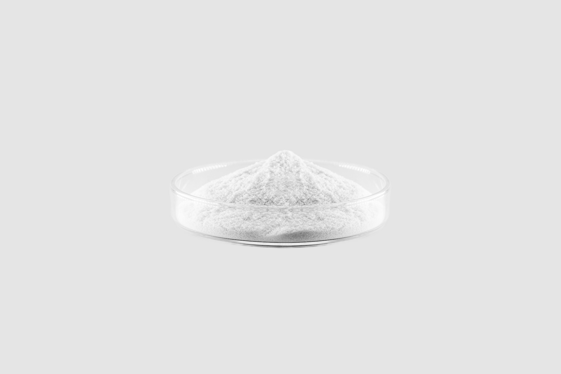 Powder sample prepared for functional resin formulation evaluation