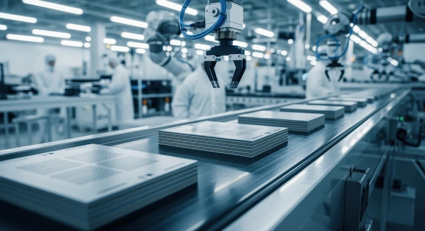Industrial equipment visual complements resin processing and manufacturing content